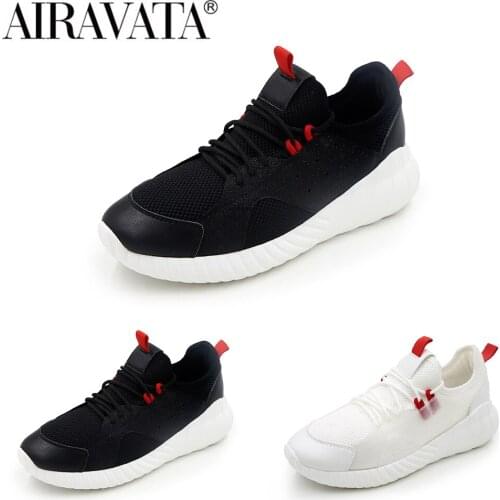 Newbeads Womens Mesh Square Dancing Summer Running Sneakers Breathable Flat Round Head Sports Black White Shoes Solid Color