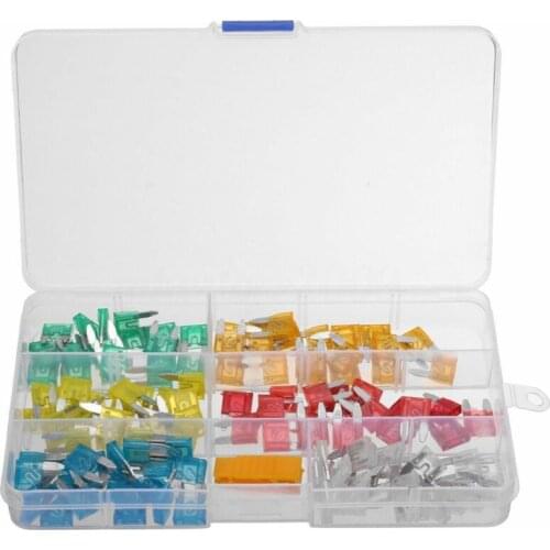 120PCS Fuse Car Kit Assorted Auto Car Truck Standard Blade Fuse Assortment 5A 10A 15A 20A 25A 30A Automotive Fuse