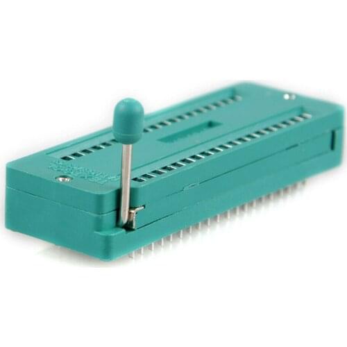 40 Pin Green ZIF Lockable Socket