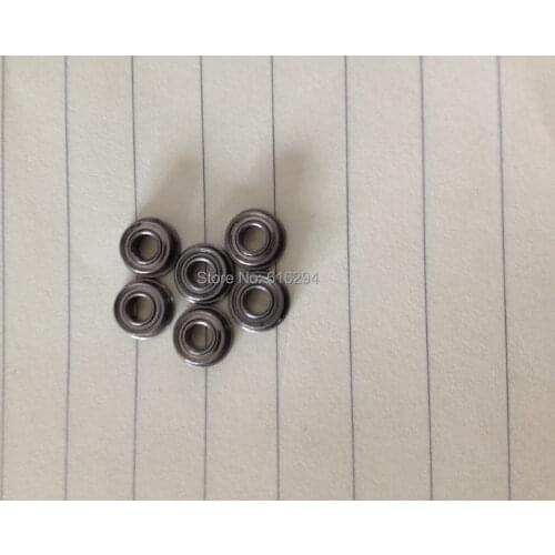 Free shipping High Quality 20Pcs FR144ZZ (3.175x6.35x2.779) bearing 1/8" x 1/4" x 7/64" inch Flanged Ball Bearing