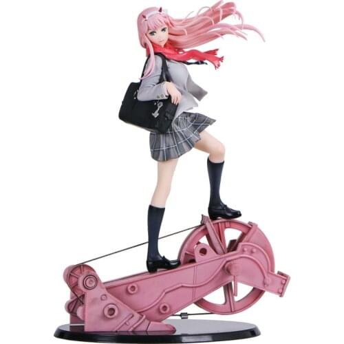 28cm anime Darling in the FranXX Figure Zero Two 02 pretty girl Action Figure PVC Model Doll Toys Gifts