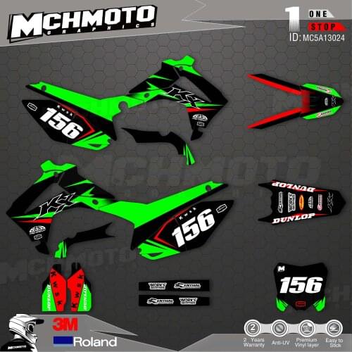 Customized Team Graphics Backgrounds Decals 3M Custom Stickers For 14-17CRF250R 13-16CRF450R