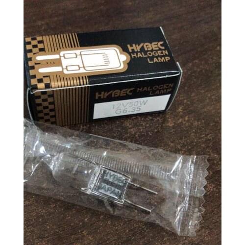 HYBEC 12V 50W G6.35 halogen lamp for spectrometer of Hitachi