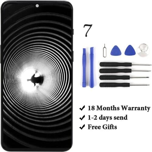Hot sell OEM quality For OnePlus 7 lcd display assembly replacement 100% test no dead pixel for OnePlus 7 LCD screen with gift
