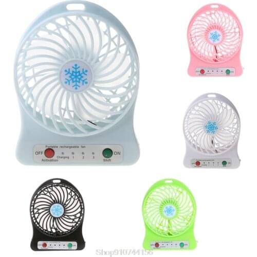 HOT SALE Portable LED Light Fan Air Cooler Mini Desk USB Fan Third Wind USB Fan Oct Dropshipping