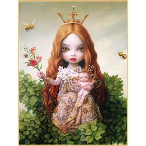 Holover Mark Ryden"The Tree Of Life"Modern Canvas Oil Painting Childish & Weird Pop Art Poster Unframed Home Decor Aesthetic