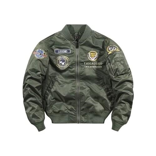 KU LI QI Men's Jackets Pilots