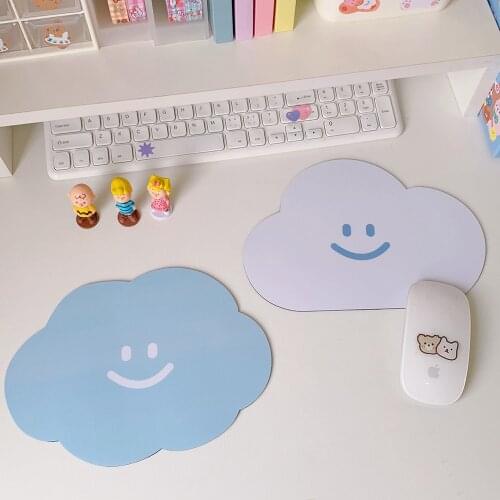 Cute Cloud Mouse Pad Gamer Small Waterproof Anti-Slip Table Mat Cartoon Lovely Gaming Mousepad Computer Office Keyboard Desk Pad