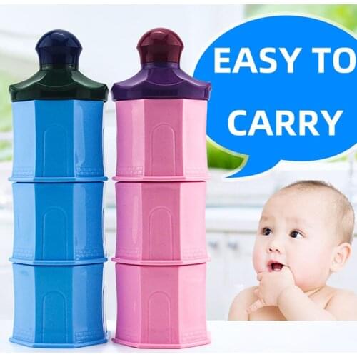 Cute Pagoda Style Baby Food Storage Containers Kids Toddler Infant Snack Milk Powder Box Container Baby Feeding Stuff