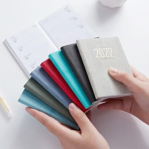 Notebooks for School Agenda 2021 2022 Mini to do list Notebook 365 Days Pocket Diary Weekly Planner for Student Girls Stationery