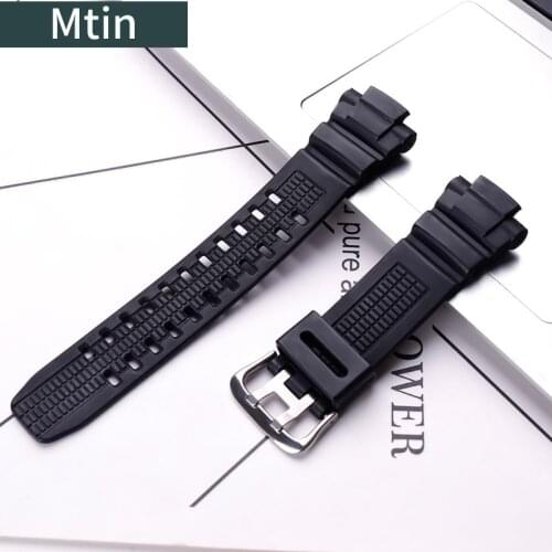 Outdoor sports pin buckle resin watch band accessories For Casio GW-3000B 3500 2500 2000 G-1500B rubber wristband men watch band