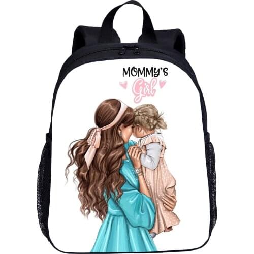 Super Mom Print Toddler Schoolbag Cute Little Bog And Girl Bookbags Backpack School Kindergarten Randoseru Backpack