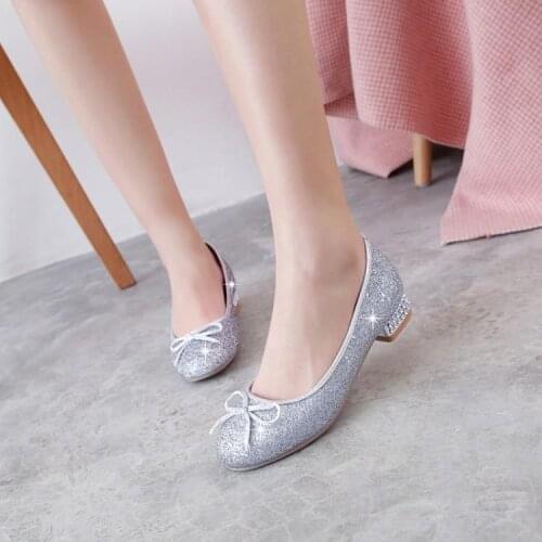 Kawaii Girl Tea Party Lolita Womens Shoes Japanese Sweet Lolita Shoes Bow Flat Stuff Cos Cute Sequin Princess Shoes 30-43