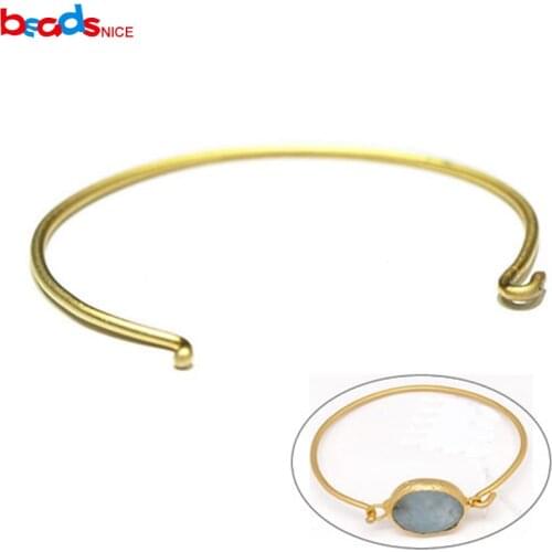 Vintage bracelets Expandable Jewellery Findings Brass Round 7.5inch2.5cm thicknessBracelet Mounting Accessories Supplies ID27480