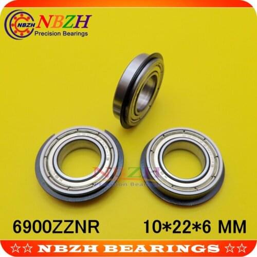 High quality deep groove ball bearing 6900ZZNR 6900-2RSNR 6900NR 10*22*6 mm
