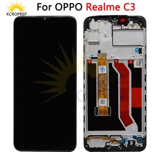 Original LCD for OPPO Realme C3 RMX2027 LCD Display Touch Screen Digitizer Assembly LCD Display TouchScreen Repair Parts