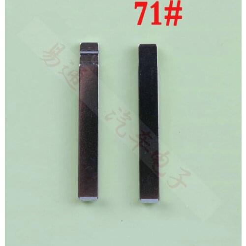 1PC Remote Folding Flip KD Blade 71# HU100 Blank Uncut KEYDIY Universal For Opel For Buick For Chevrolet