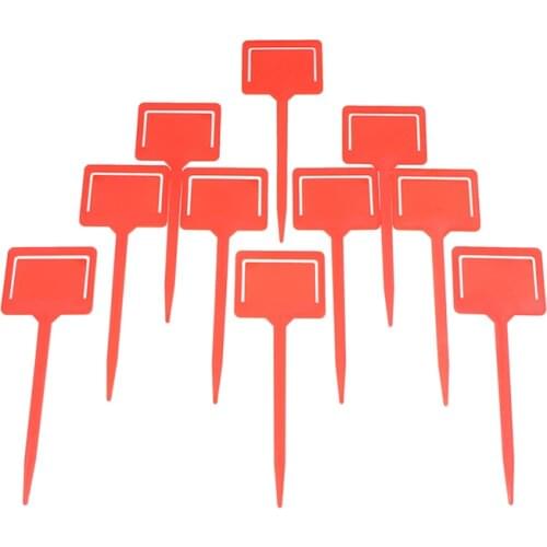 10PCS T type label waterproof record plate Nursery Premium Label Plastic Plant Garden Plant Pot Planter Vegetable Label Tags