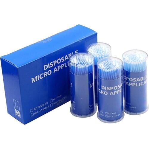 100Pcs/Box Dental Micro Brush Disposable Materials Tooth Applicators Sticks Oral Hygiene Teeth Care RP