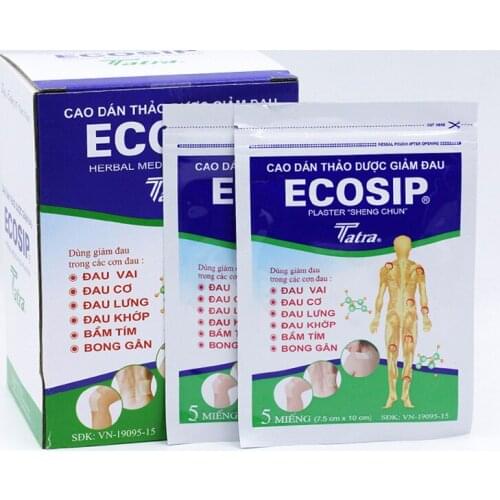 150PCS/Lot Authentic Vietnam ECOSIP Pain Relieving Patch Rheumatic Arthritis Cervical Spondylosis Lumbar Pain Relief Therapy