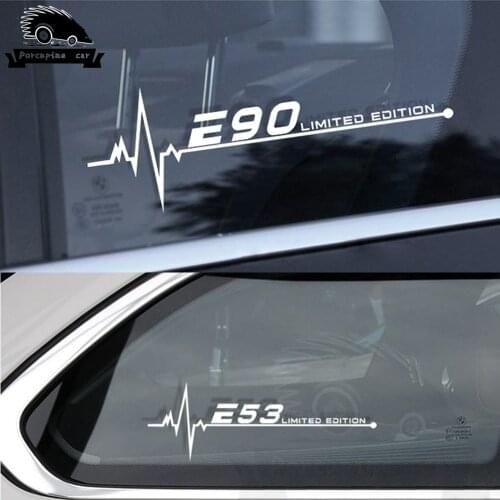 2PCS/Lot Car Side Window Stickers Decals For BMW E28 E30 E34 E36 E39 E46 E53 E60 E61 E62 E70 E87 E90 E91 E92 E93 Accessories
