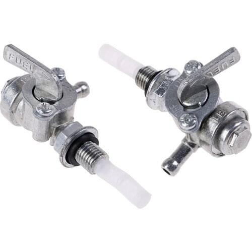 2pcs Shut Off Valve Gas Fuel Tank Pump Petcock Switch Gasoline Generator Tank Pump