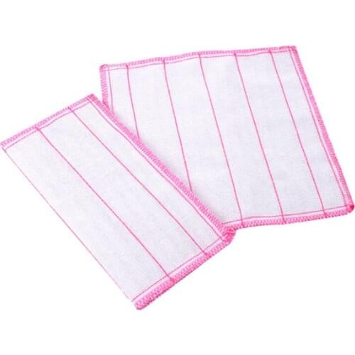 200pcs/lot 28*28cm 5 layeres Dish bowl Washing Cloths Dishcloths Rags Towel Fiber Home Car Cleaning cloth Kitchen tool