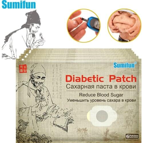 Sumifun 60pcs Hot Diabetic Patch Lower Blood Glucose Balance Medical Plaster Herbal Stabilizes Blood Level Health Care D3064