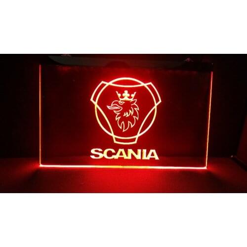 Scania car Beer Bar LED Neon Light Sign hang sign home decor crafts