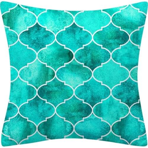Geometric Sofa Decorative Cushion Cover Pillow Pillowcase Polyester 45*45 Throw Pillow Home Decor Pillowcover