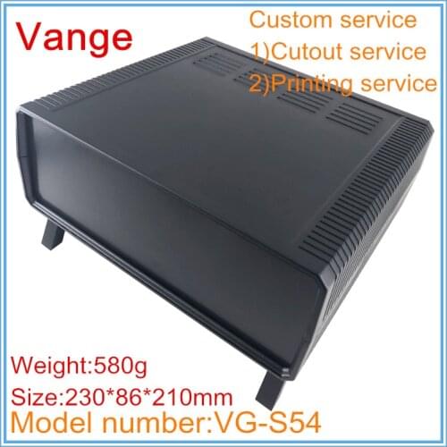 1pcs/lot mold shell enclosure 230*86*210mm ABS box plastic outlet box housing diy for projector apparatus device