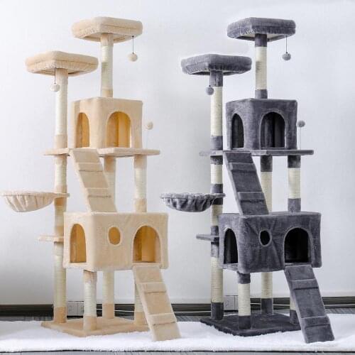 Cats Tree Tower Condo Scratcher Home Furniture Pets House Hammock Cats Climbing Furniture Pets House Hammock Cats Tree Tower