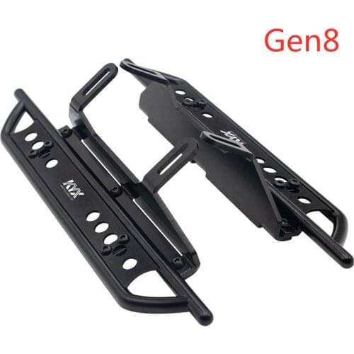 KYX Racing Side Step Running Boards Foot-Plate for 1/10 RC Crawler Redcat Gen8 Scout II (Aluminum)