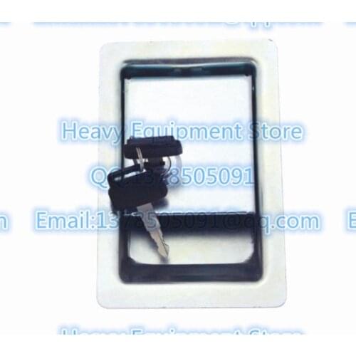 Left Side Hydraulic Pump Cover Door Hood lock Latch For Deawoo Excavator Fit DH130 135 215 220 225