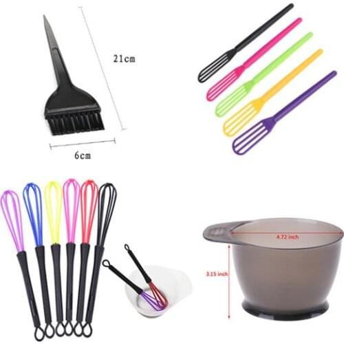 1pc Random Mixer Pro Salon Hairdressing Dyeing Brush Stirrer Dye Cream Whisk Hair DIY Dyestuff Blender Barber Hair Styling Tool