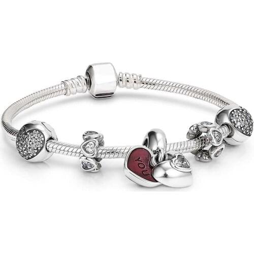 NEW Book Di 100% 925 Sterling Silver SALE - ANNIVERSARY GIFT SET fit DIY Original charm Bracelets jewelry A set of prices