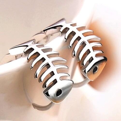 2017 New cute fish Plata Earrings For men Women Famous Brand Style Pendientes Boucles d'oreilles retro jewelry