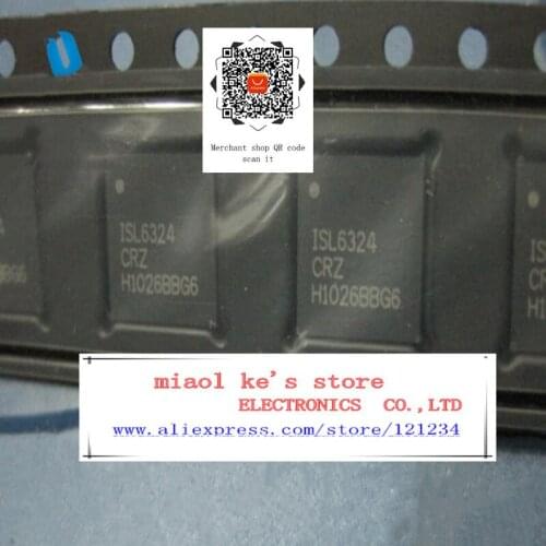 [ 5pcs/1lot ]100%New original: ISL6324ACRZ ISL6324CRZ-T ISL6324CRZ ISL6324 - IC REG CTRLR AMD SVI 2OUT 48QFN