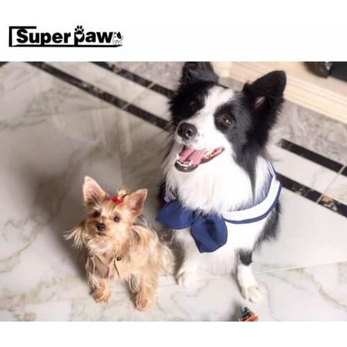 British Style Pet Dog Cloak Cat Neck Scarf Fashion Tie Bowtie Necktie Bandana Collar Neckerchief Bulldog Dropshipping TPC08