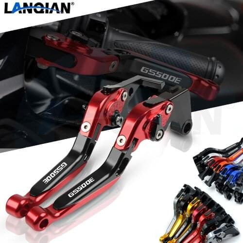 For Suzuki GS500E Motorcycle Adjustable Extendable Brake Clutch Levers GS 500E GS 500 E 1994 1995 1996 1997 1998 Accessories