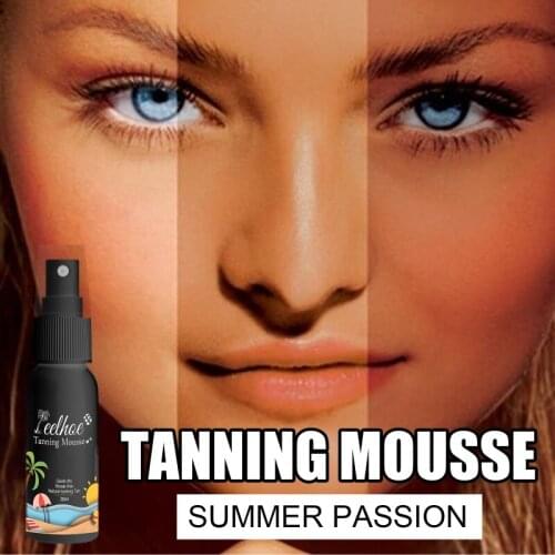 30ml Tanning Spray Natural Tan Mousse Long Lasting Bronze Fake Tan Body LotionTanning Self Tan Long Lasting Sunless Tanning Self
