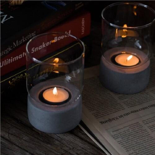 Real Flame Glass Bio Table Lantern Lamp Mini Fire Pit Outdoor Fireplace Candlestick