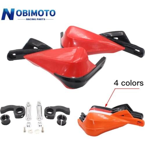 Universal Motorcycle Hand Guards Protectors Supermoto Black Brush Bar Hand Guard Handguard For 22mm-28mm Yamaha Kawasaki Honda