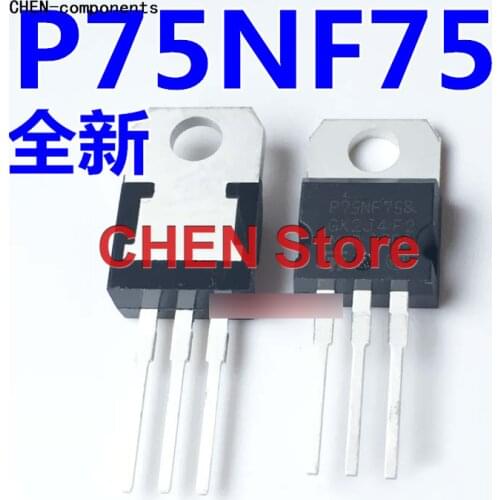 10pcs New P75NF75 STP75NF75 FET TO-220