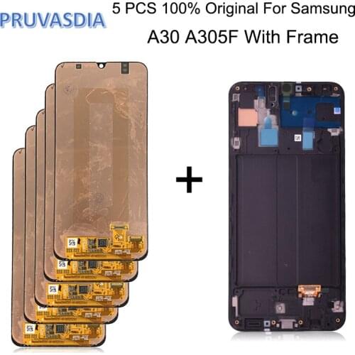 5 Piece/lot For Samsung Galaxy A30 LCD Display Screen Touch Assembly Replacement For Samsung A305/DS A305F A305FD A305A LCD