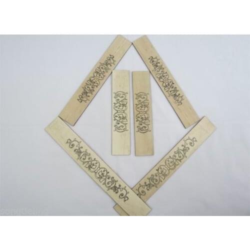 6pcs One set of unfinished inlaying violin ribs