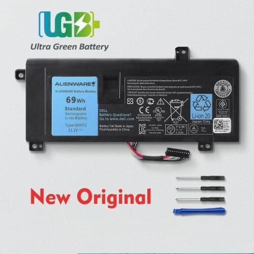 UGB genuine Replacement DELL Alienware 14 A14 M14X R3 R4 G05YJ 0G05YJ 8X70T Battery
