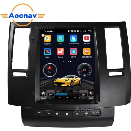 2 din Android car stereo autoradio Tesla style For Infiniti FX35 2003-2007 car radio multimedia player GPS navigation