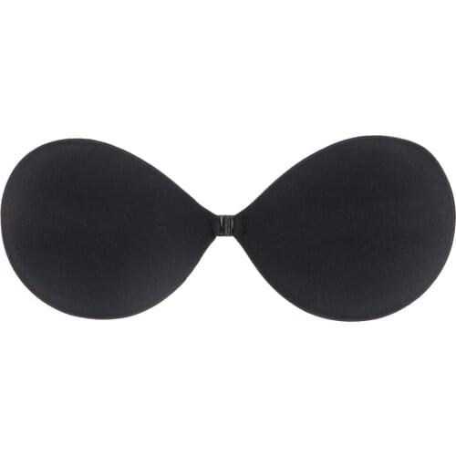 Sexy Push Up Silicone Bra Front Closure Push Up Adhesive Invisible Sexy Underwear Seamless Silicone Wire Free Strapless Bra