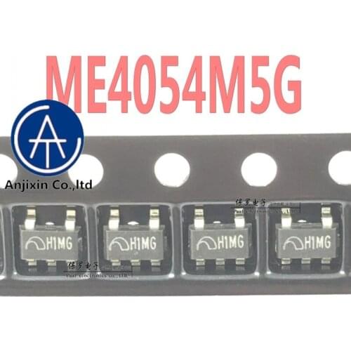 10pcs 100% orginal new ME4054M5G ME4054 SOT23-5 Silkscreen H1** Single-cell Li-ion battery charge control chip real stock